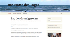 Desktop Screenshot of das-motto-des-tages.com