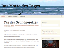 Tablet Screenshot of das-motto-des-tages.com